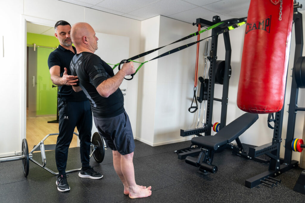 Photo de Dimitri Coppola, Personal Trainer, lors d'une séance de coaching